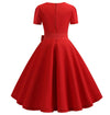Robe Vintage Années 50 Rouge
