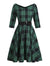 Robe Vintage Années 50 Tartan