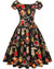 Robe Vintage Années 60 Grande Taille Marine