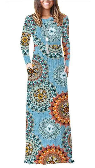Robe Hippie Fleurs