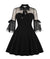 Robe Vintage Araignée Noir