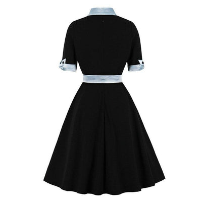 Robe Vintage Automne Noire