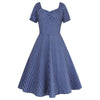 Robe Années 50 Bleu Roi