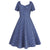 Robe Années 50 Bleu Roi