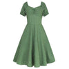 Robe Années 50 Vert