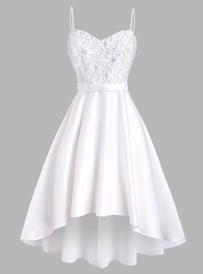 Robe vintage blanche hotsell