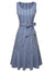 Robe Vintage Bleu Carreaux