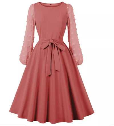Robe Vintage Boheme Rose
