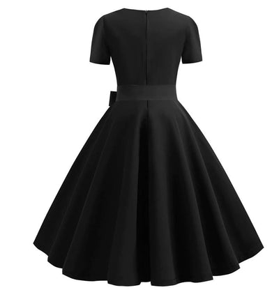 Robe Vintage Boogie Woogie Noir