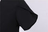 Robe Vintage Boutons Noir