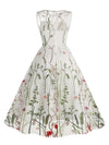 Robe Vintage Broderie Bourgogne