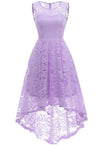Robe Vintage Broderie Lavande