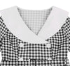 Robe Vintage Carreaux Noir