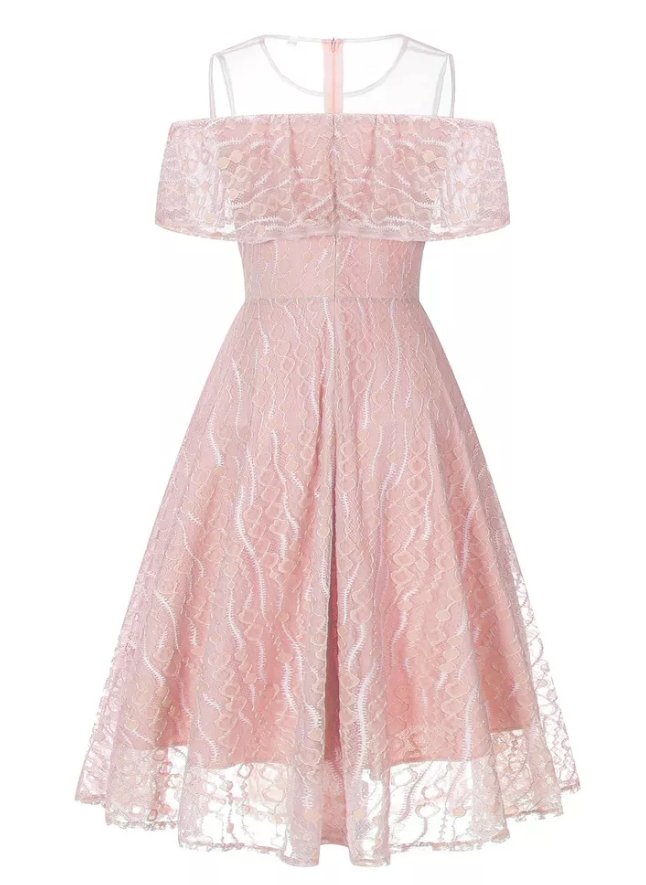 Robe Vintage Ceremonie Rose
