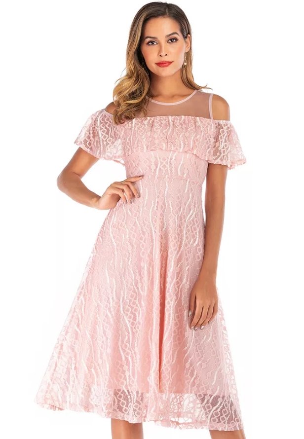 Robe Vintage Ceremonie Rose