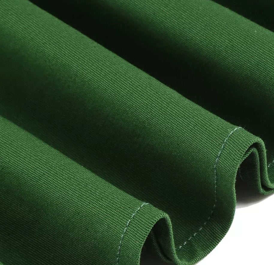 Robe Vintage Ceremonie Vert