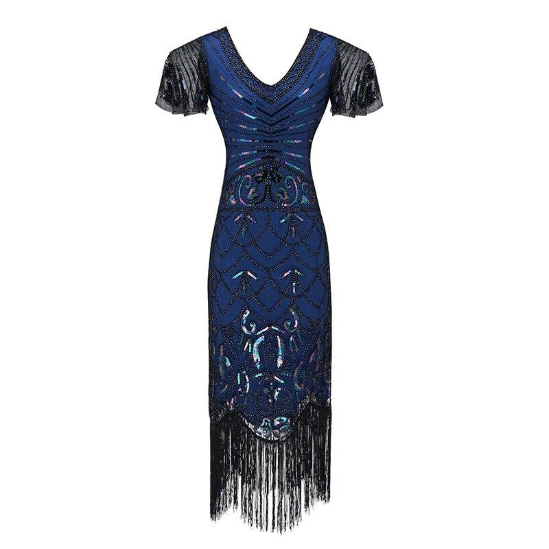 Robe Vintage Charleston Bleu