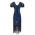 Robe Vintage Charleston Bleu