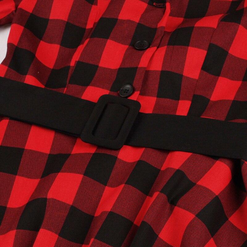 Robe Vintage Chemise Carreaux