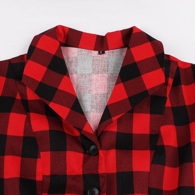 Robe Vintage Chemise Carreaux