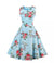 Robe Vintage Chic Rétro Belle Roses