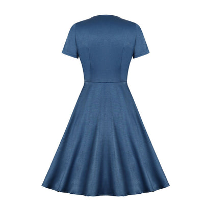 Robe Vintage Col Bateau