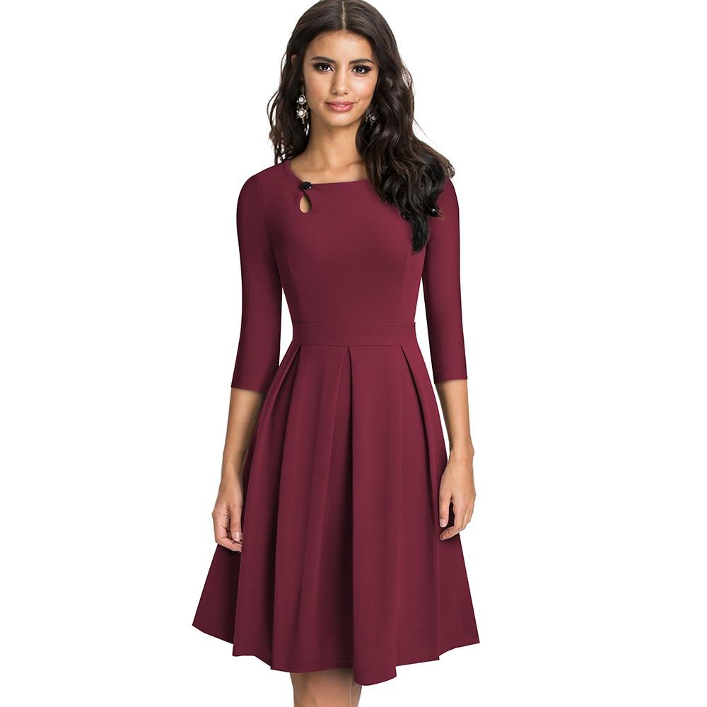 Robe Année 60 70 Bordeaux