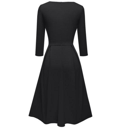 Robe Année 60 70 Noire