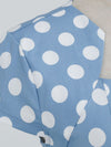 Robe Vintage Col Carré Pois