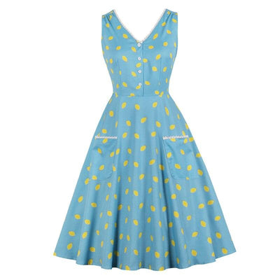 Robe Vintage Col Dentelle
