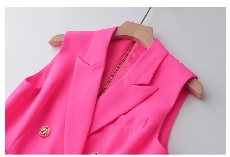 Robe Vintage Crayon Années 40 Fuschia