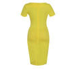 Robe Vintage Crayon Chic Jaune