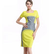 Robe Vintage Crayon Chic Jaune