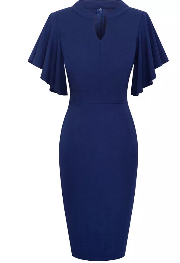 Robe Vintage Crayon Chic Marine