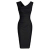 Robe Vintage Crayon Chic Noir