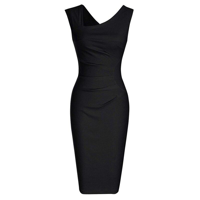 Robe Vintage Crayon Chic Noir