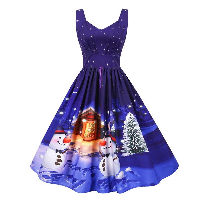 Robe Vintage de Noel Chalet