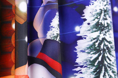 Robe Vintage de Noel Chalet