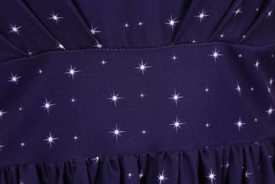 Robe Vintage de Noel Marine