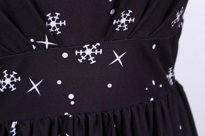 Robe Vintage de Noel Noire