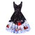 Robe Vintage de Noel Noire