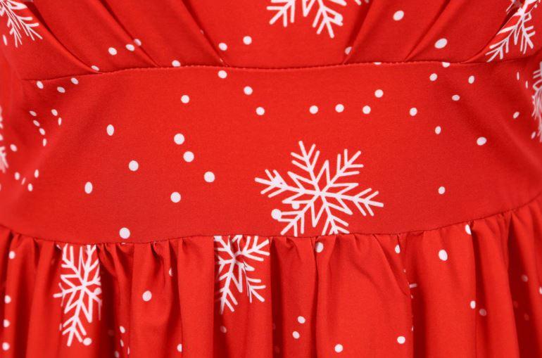 Robe Vintage de Noel Rouge