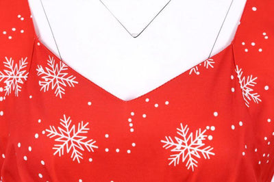 Robe Vintage de Noel Rouge