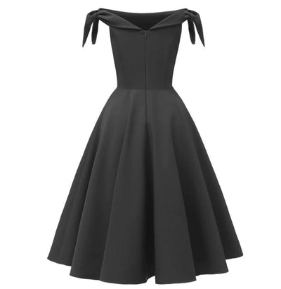 Robe Vintage de Soirée Noir