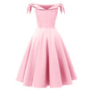 Robe Vintage de Soirée Rose