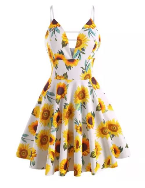 Robe Vintage Demi Bretelles