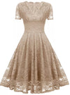 Robe Vintage Demoiselle Beige