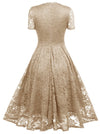 Robe Vintage Demoiselle Beige