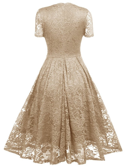 Robe Vintage Demoiselle Beige
