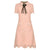 Robe Vintage Dentelle Rose